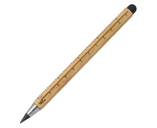 Sustainable long-life pencil &amp; ruler bamboo Nature - empty LT91594-N0094