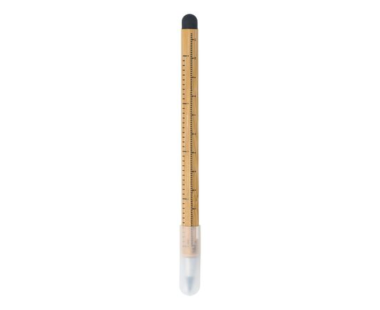 Sustainable long-life pencil &amp; ruler bamboo Nature - empty LT91594-N0094
