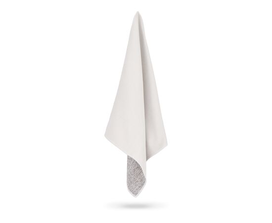 Sneldrogende handdoek R-PET 30 x 80 cm sublimatie Wit, Grijs -  LT95002-N0161