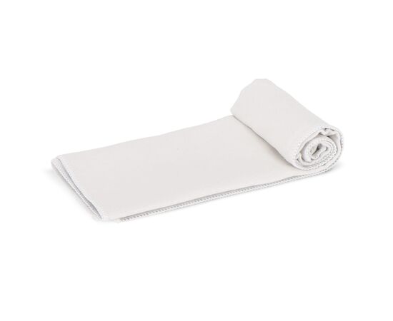 Schnelltrocknendes Golfhandtuch mit Haken R-PET 30 x 30 cm Sublimation Weiss, Grau -  LT95006-N0161