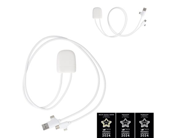 4034 - Xoopar Ice-Tag Kabel wird mit Find My Tracker geliefert Weiß - Xoopar LT41021-N0001