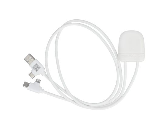 4034 - Xoopar Ice-Tag Kabel wird mit Find My Tracker geliefert Weiß - Xoopar LT41021-N0001