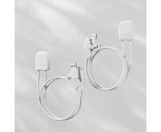 4034 - Xoopar Ice-Tag Kabel wird mit Find My Tracker geliefert Weiß - Xoopar LT41021-N0001