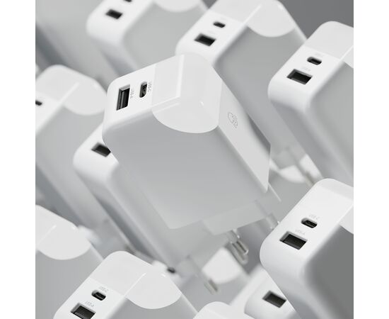 Xoopar Ice-G 65W GaN stroomadapter Wit - Xoopar LT41022-N0001