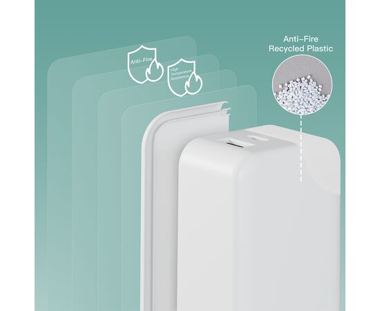 Xoopar Ice-G 65W GaN stroomadapter Wit - Xoopar LT41022-N0001