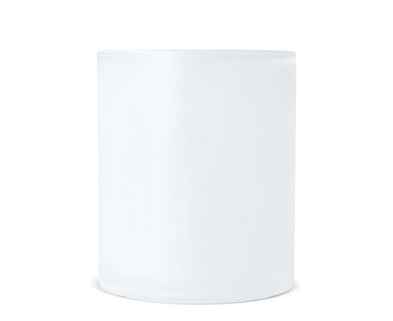 Mallorca subli frosted glass mug 335ml Ecru, Transparent - empty LT51108-N5404