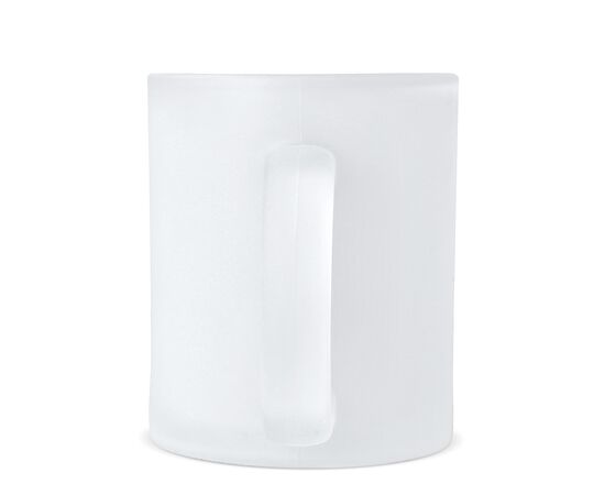 Mallorca subli frosted glass mug 335ml Ecru, Transparent - empty LT51108-N5404