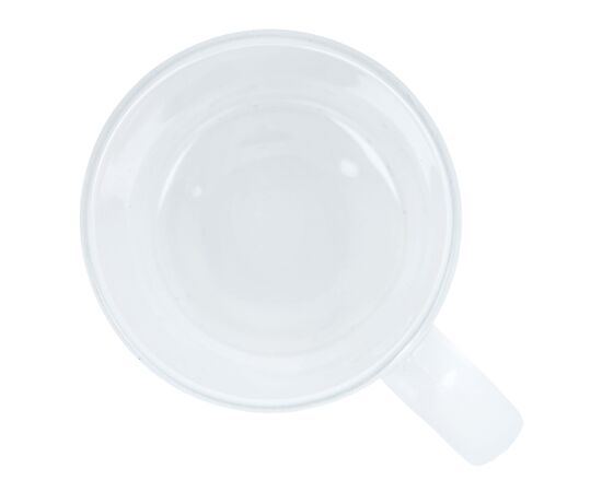 Mallorca subli frosted glass mug 335ml Ecru, Transparent - empty LT51108-N5404