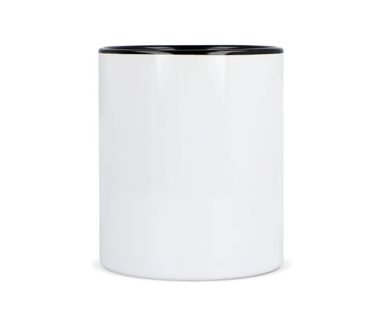 Mok subli Oslo gekleurde binnenkant &amp; handvat 300ml Wit, Zwart - empty LT51164-N0102