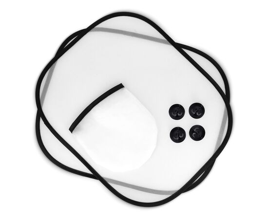 Sonnenblende, 2er-Set mit Etui Sublimation Weiß -  LT90732-N0001