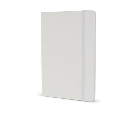 Notizbuch A5 PU mit Rasterpunktseiten Weiß -  LT92064-N0001