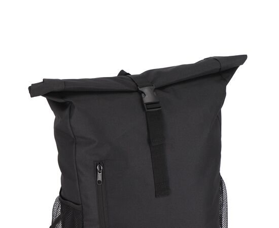 R-PET 600D Rolltop Fahrrad-Rucksack 20L Schwarz -  LT95351-N0002