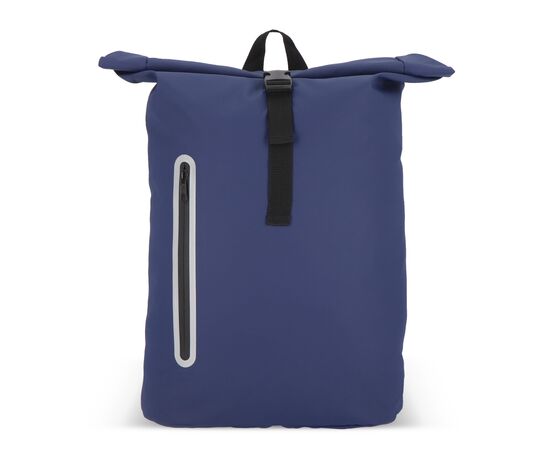 PU coat R-PET 600D rolltop backpack 20L Dark blue -  LT95357-N0010