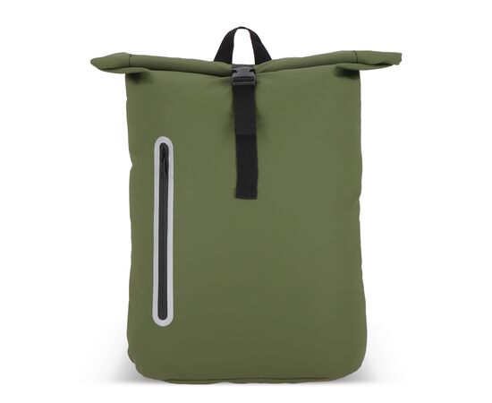 PU coat R-PET 600D rolltop backpack 20L Olivegreen -  LT95357-N0043