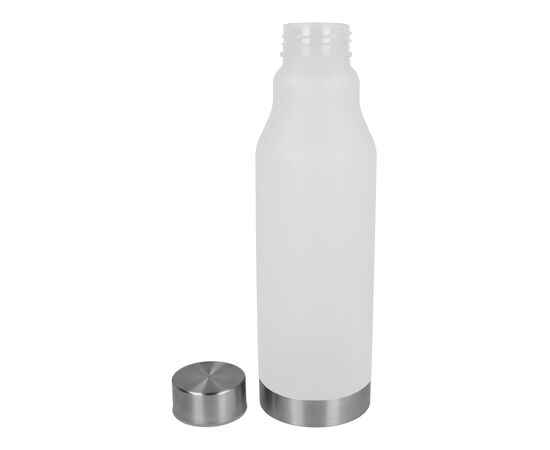 R-PET Flasche gefrostet 600ml Ecru, Weiss -  LT98824-N5401