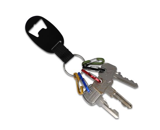 Flaschenöffner Schlüsselanhänger Schwarz -  LT99706-N0002