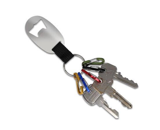 Flesopener sleutelhanger Zilver -  LT99706-N0005