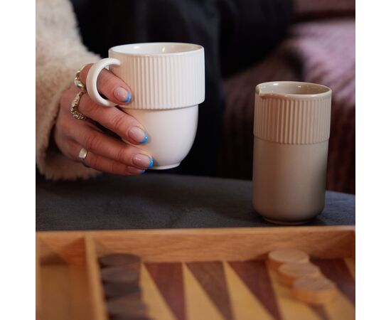 Sagaform Inka Becher mit Ohr 270ml Weiß - Sagaform LT52253-N0001