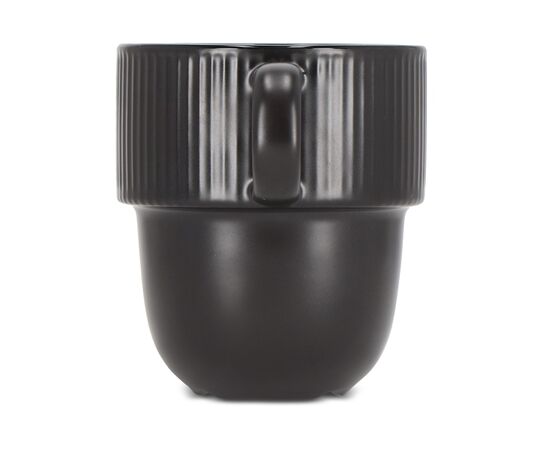 Sagaform Inka cup with ear 270ml Black - Sagaform LT52253-N0002