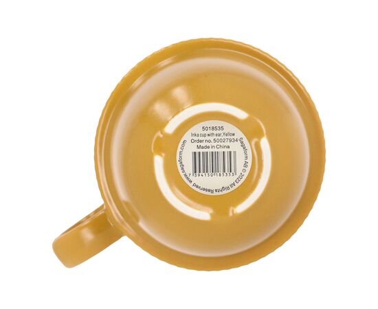 Sagaform Inka cup with ear 270ml Yellow - Sagaform LT52253-N0041