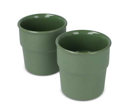 InSideOut Mokken set Fika 280ml Olijfgroen - InSideOut LT57010-N0043