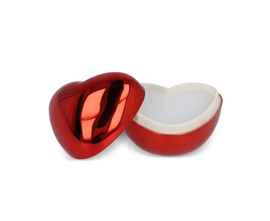 Baume à lèvres en forme de cœur métallique Rouge -  LT90487-N0021