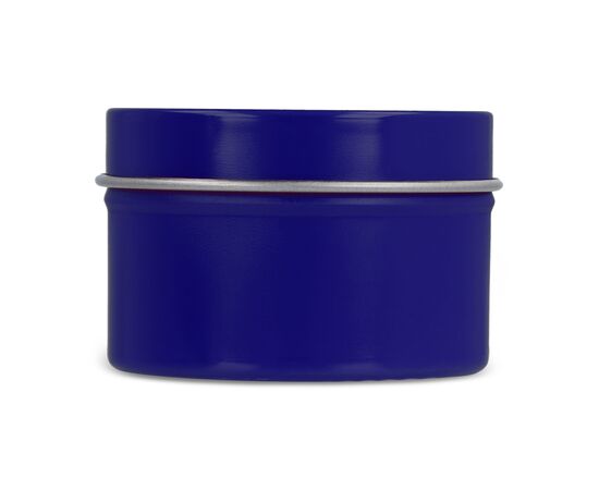 Dhyana scented plant based candle in recycled tin Blue -  LT90740-N0011