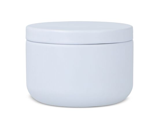 Asana plantaardige kaars in gerecycled blik Wit -  LT90743-N0001