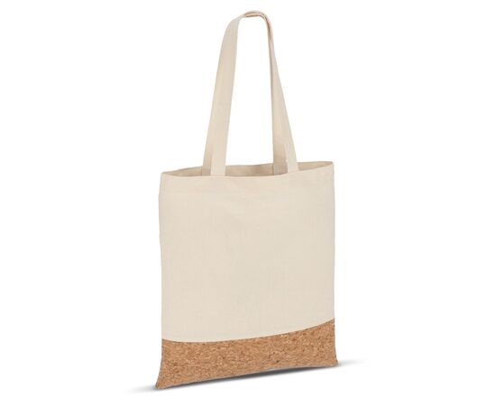 Tragetasche Baumwolle &amp; Kork 170g/m² 35 x 40cm Natur -  LT91391-N0094