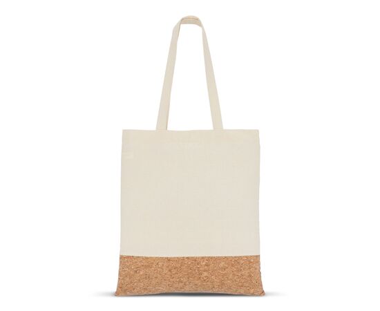 Tragetasche Baumwolle &amp; Kork 170g/m² 35 x 40cm Natur -  LT91391-N0094