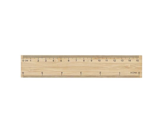 Bambus-Lineal 15cm Natur -  LT91923-N0094