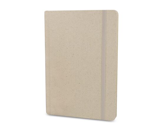 Carnet de notes papier fragment d'herbe A5 Écru -  LT92081-N0054