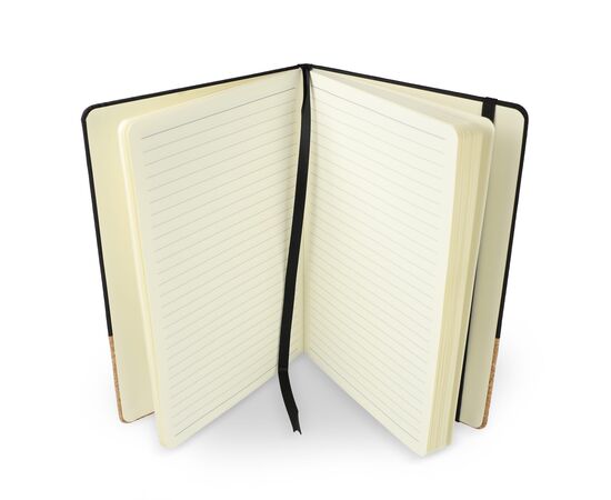 Carnet de notes R-PET &amp; liège A5 Noir -  LT92085-N0002