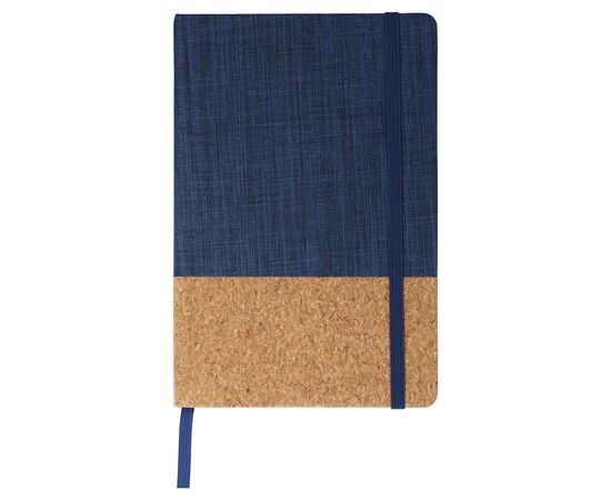 Notizbuch R-PET &amp; Kork A5 Dunkelblau -  LT92085-N0010