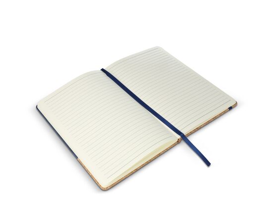Notizbuch R-PET &amp; Kork A5 Dunkelblau -  LT92085-N0010