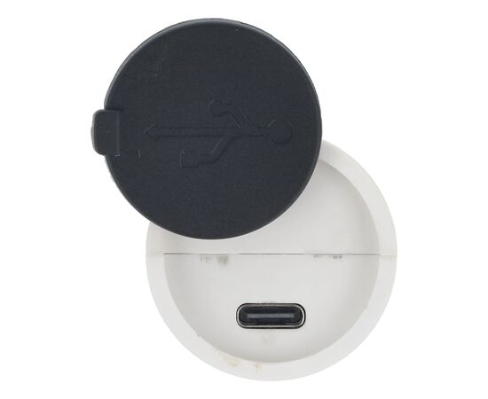 Lampe de poche LED rechargeable 10 W avec fonction zoom 300 lm Blanc -  LT93319-N0001