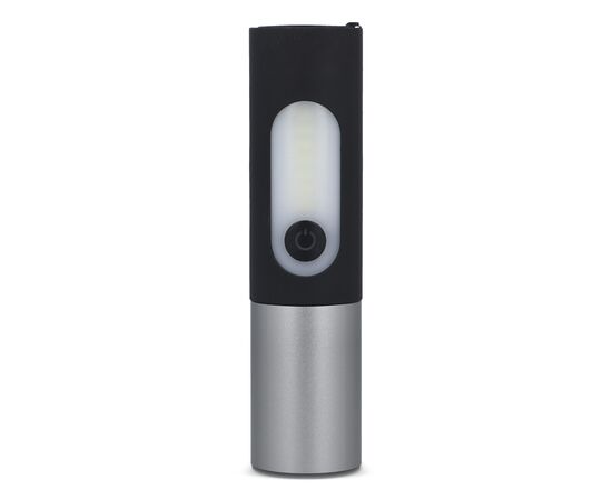 Lampe de poche LED rechargeable 10 W avec fonction zoom 300 lm Noir -  LT93319-N0002