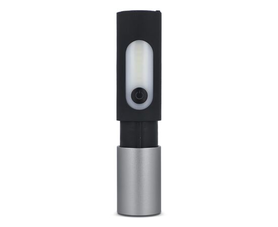 Lampe de poche LED rechargeable 10 W avec fonction zoom 300 lm Noir -  LT93319-N0002