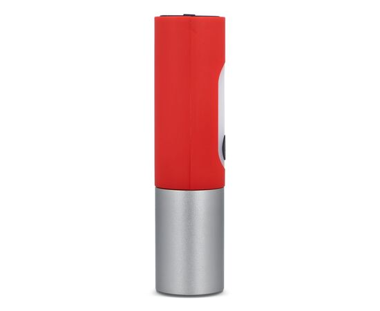 Lampe de poche LED rechargeable 10 W avec fonction zoom 300 lm Rouge -  LT93319-N0021