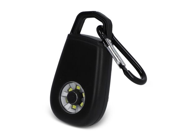 Alarme personnelle lampe à clé matériaux recyclés Noir -  LT93327-N0002