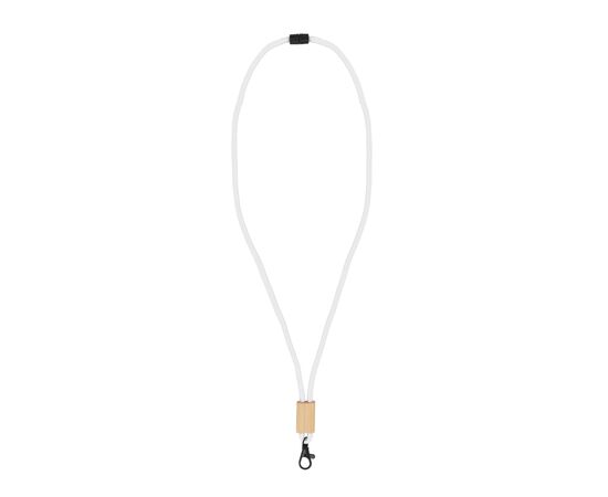 Lanyard paracorde R-PET Blanc -  LT95306-N0001