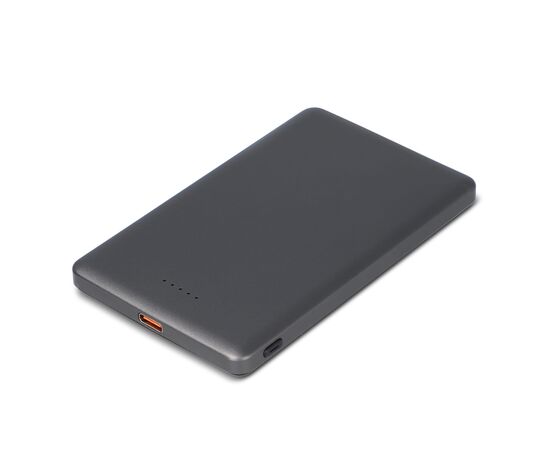 Nexus Wireless Powerbank Kompatibel mit MagSafe R-ABS 5000 mAh Schwarz, Gun metal - dard -  LT95510-N0235