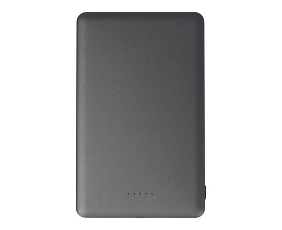 Nexus Wireless Powerbank Kompatibel mit MagSafe R-ABS 5000 mAh Schwarz, Gun metal - dard -  LT95510-N0235