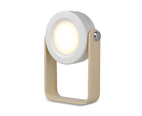 Lampe LED multifonctionnelle Coollux avec poignée en bambou Blanc - Coollux LT40724-N0001