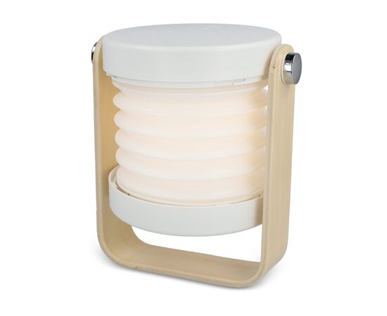 Lampe LED multifonctionnelle Coollux avec poignée en bambou Blanc - Coollux LT40724-N0001