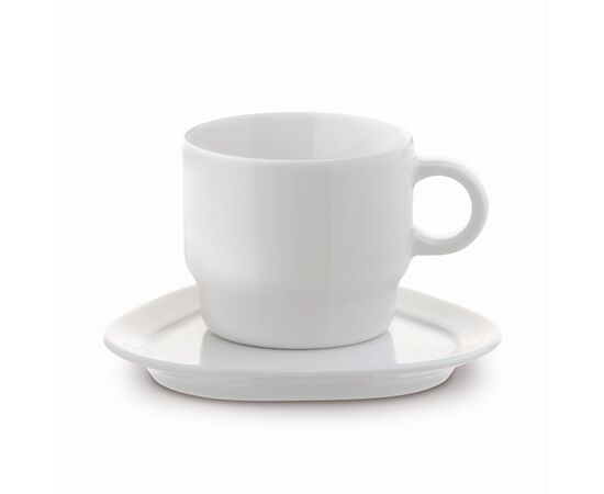 Tasse Dreieck Teller Satellite 180ml Weiß -  LT51381-N0001