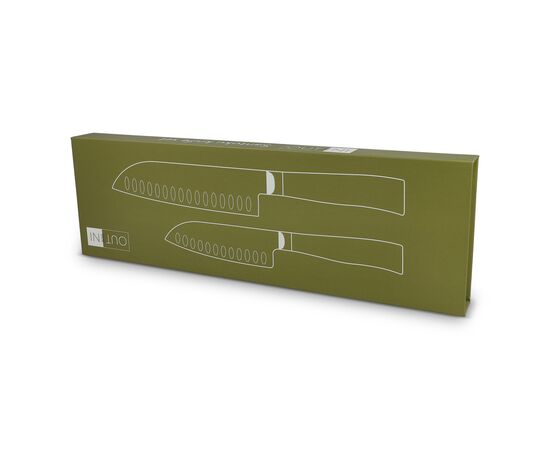 InSideOut Santoku 2pc knife set Ravn Wood - InSideOut LT57201-N0093