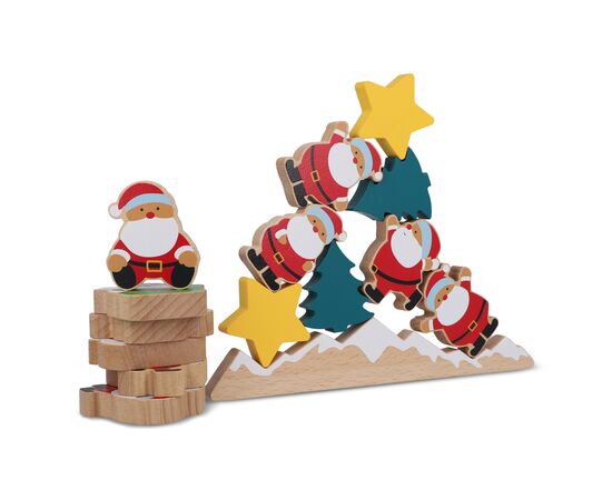 InSideOut  Jeu d'équilibre du Père Noël en bois Assortiment fluorescent - InSideOut LT57402-N0099