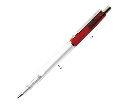 Balpen 925 DP transparant Wit, Transparant, Fluor assorti -  LT80299-N0999