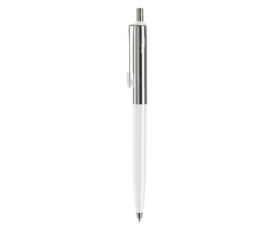 Balpen topper metaal Wit -  LT80340-N0001